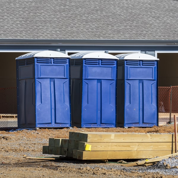 are there any restrictions on where i can place the portable toilets during my rental period in Riva MD